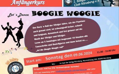Boogie Woogie Anfängerkurs ab dem 09.06.2024